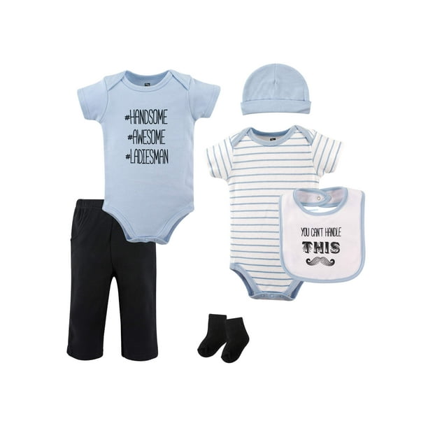 Hudson Baby Boy Layette Set, 6pc
