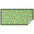 thumbnail image 1 of Welcome St.Patrick's Day Clovers Leaf Table Cloth,Wrinkle Resistant Table Cover with Polyester,Waterproof Reusable Tablecloth for Home Decor Summer Spring Picnic Dining Holiday (Rectangle,60x120inch), 1 of 1