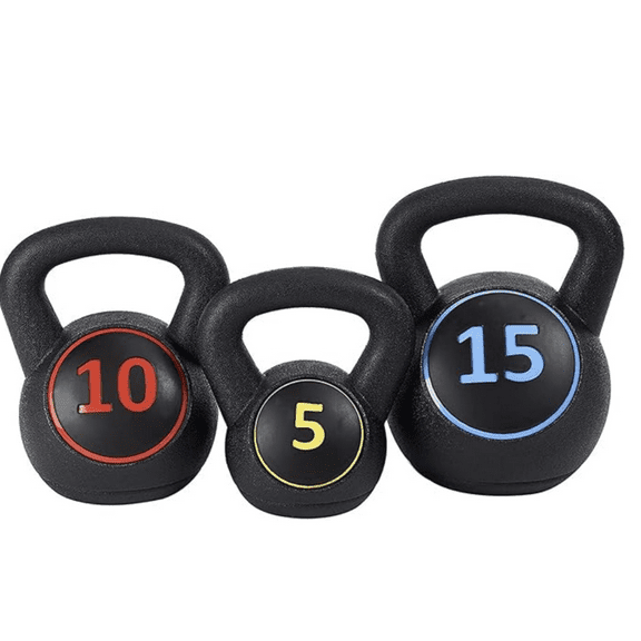 Wide Grip Kettlebell Exercise Fitness Weight Set, Multiple Sizes