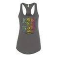 thumbnail image 2 of Wild Bobby, Jesus Is The Way John 14:6 Bible Verse, Inspirational/Christian, Women Racerback Tank Top, Dark Grey, Medium, 2 of 3