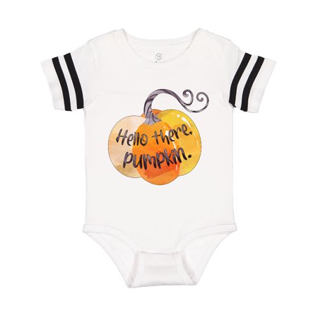

Inktastic Fall Hello there Pumpkin Gift Baby Boy or Baby Girl Bodysuit