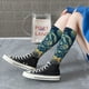 thumbnail image 5 of Balery Astronaut Starry Night Calcetines novedosos Calcetines deportivos Calcetines hasta la rodilla Calcetines de algodón Calcetines originales y geniales, 5 of 6