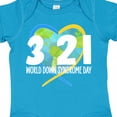 thumbnail image 4 of Inktastic 3 21 World Down Syndrome Day with Heart Shaped Earth Boys or Girls Baby Bodysuit, 4 of 5