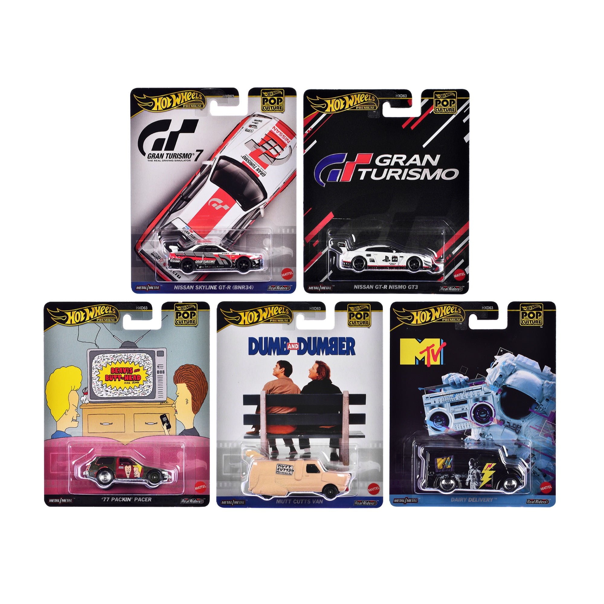 Japan Street Theme 6 piece Set Diecast model cars by Hot