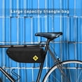 thumbnail image 4 of Triangle Bike Bag Large,Top Tube Saddle Bag 34.5x13x5.5cm, 2L Large Capacity Front Frame Bike Bag, 4 of 5