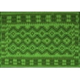 thumbnail image 1 of Ahgly Company Indoor Rectangle Southwestern Green Country Area Rugs, 2' x 5', 1 of 1