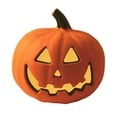 thumbnail image 2 of 9 Inch Halloween LED Light Up Jack O Lantern, Cute Pumpkin Decor, Warm Glow for Fireplace Mantel Window Sill Porch Yard Halloween Party Home Decor, 2 of 6