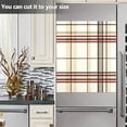 thumbnail image 3 of Yayeee Magnetic Dishwasher Cover for The Front Decoration Home Kitchen Machine Sticker Protector, Cream Plaid, 3 of 6