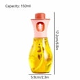 thumbnail image 3 of Lenkho Glass Oil Sprayer Bottle with Press Top, Reusable Fine Mist Oil Spritzer for Air Fryer, Baking, BBQ, Salad Cooking, Leakproof Transparent Olive Oil Dispenser, 3 of 5