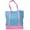 Pink, variant on Ezprogear Large Heavy Duty Canvas Tote Bag 20" W x 17" H x 6" D (Blue/Pink)