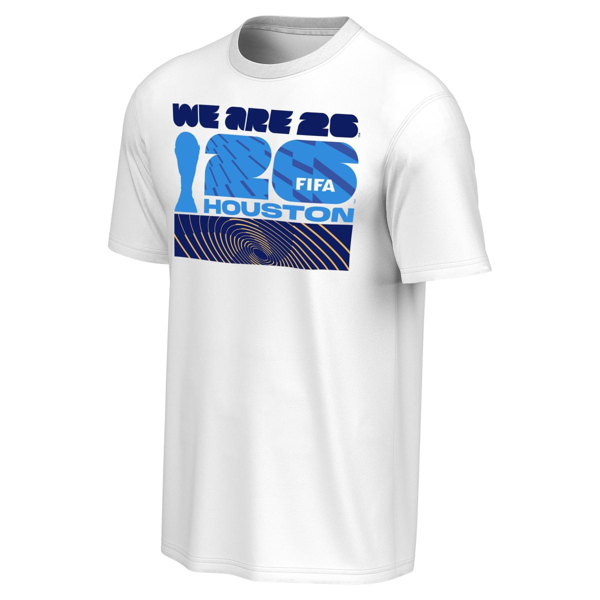 FIFA World Cup 2026 Men's White Host City Block Tee - Houston