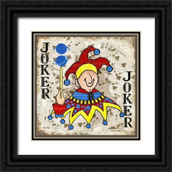 Phillips, Anita 12x12 Black Ornate Wood Framed with Double Matting Museum Art Print Titled - Joker II