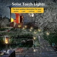 thumbnail image 3 of Outdoor Solar Lights - 6-Pack Waterproof Solar Torch, Solar Flaming Flames for Decor, Garden, Patio, Paths null, 3 of 5