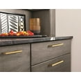 thumbnail image 3 of Amerock Versa 3-3/4 inch (96mm) Center-to-Center Champagne Bronze Cabinet Pull - 25 Pack, 3 of 5