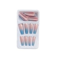 thumbnail image 1 of Jumpingount 1 Juego de prensa de punta francesa en las uñas, extensión de gradiente, envolturas de puntas de uñas extralargas, regalos de cobertura Type3 NO3 Jumpingount  CE011628-20, 1 of 6