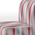thumbnail image 4 of Designart « Motif d'Harmonie Rayée Rose Vibrante » Fauteuil d'Appoint Rembourré à Rayures Roses - Fauteuil Moderne pour Chambre, 4 of 7
