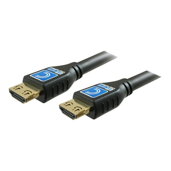 Comprehensive Pro AV/IT Certified 18Gb 4K High Speed HDMI Cable with ProGrip - High Speed - HDMI cable with Ethernet - HDMI male to HDMI male - 50 ft - triple shielded - jet black - 4K support, active