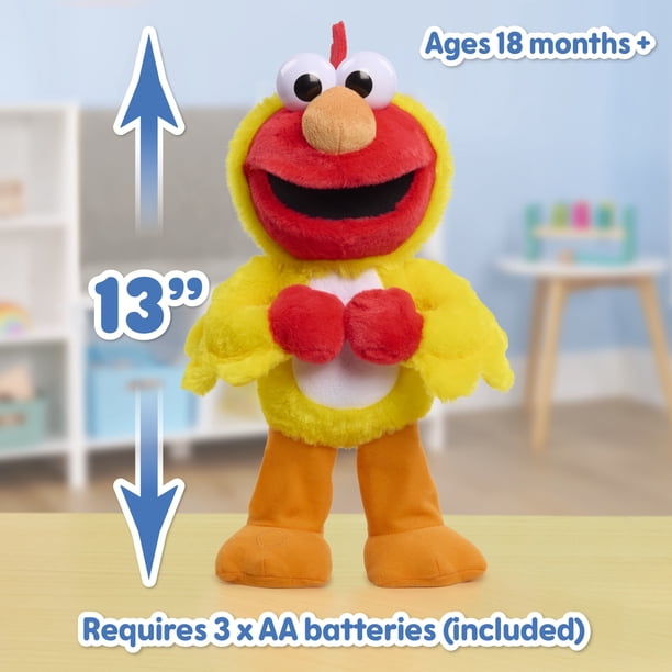 Sesame Street Chicken Dance Elmo Plush for Preschool Fun - Walmart