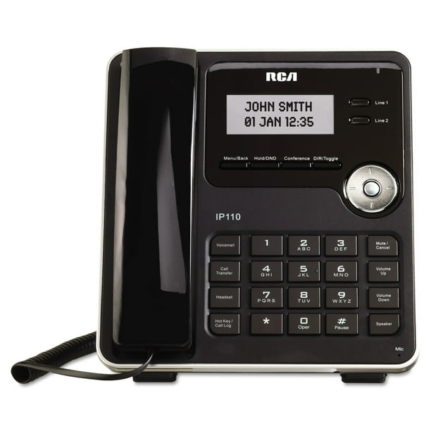RCA IP110S ViSYS Business Class VoIP Corded TwoLine Phone System and Service