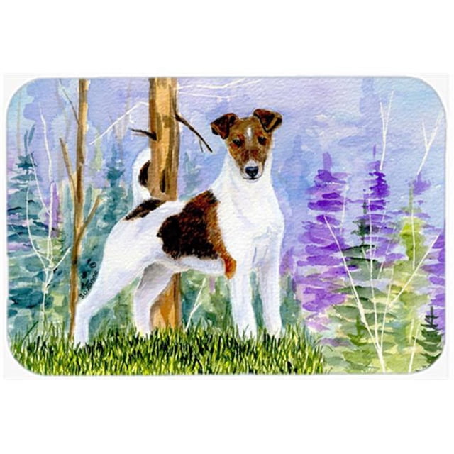 Carolines Treasures SS8640LCB Jack Russell Terrier Glass Cutting Board- Large
