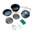 thumbnail image 3 of amagogo Camping Cookware Kit High Temperature and Rust Resistant Portable with Bowls Pot, 3 of 10