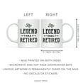 thumbnail image 5 of Koyal Wholesale Funny Retirement Coffee Mug, The Legend Has Retired Ceramic Retirement Mug for Gifts, 11 oz, 1-Pack, 5 of 5