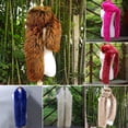 thumbnail image 2 of harmtty Women Long Scarf Solid Color Thickened Scarf Imitation Fox Fur Versatile Soft Scarf Winter Outdoor Wear, 2 of 7