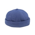 thumbnail image 1 of WITHMOONS Cotton Denim Brimless Watch Cap Docker Hat Harbour Adjustable YT51420 (Lightblue), 1 of 3