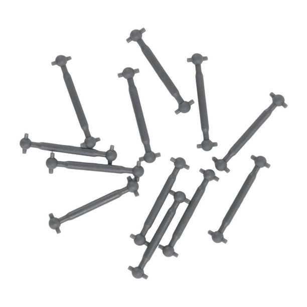 12 piezas de varillas de transmisión de motor a escala HO 1/87, pieza mejorada, paisaje, construcción, tren 17.9 mm