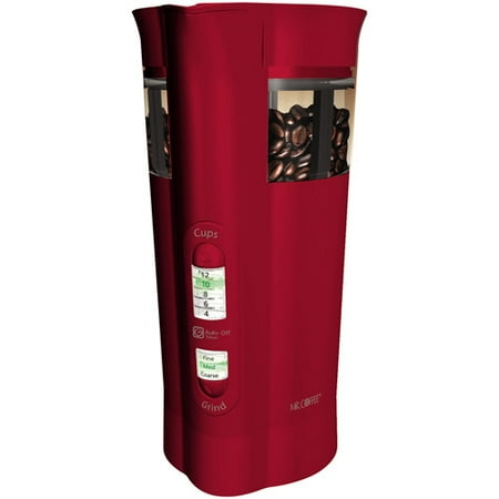 Mr. Coffee Red Coffee Grinder with Chamber Maid Cleaning System, IDS76