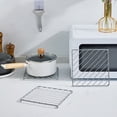 thumbnail image 4 of Salvamanteles de hierro fundido con aislamiento térmico, resistente al calor, incluye posavasos, agarradera y tapete para platos. Artículos esenciales para la cocina y el comedor., 4 of 8