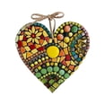 thumbnail image 2 of Large Acrylic Garden Mosaics Heart-Shaped Ornament Heart-Shaped Mosaics Sculpture Acrylic Wall Hanging, 2 of 6