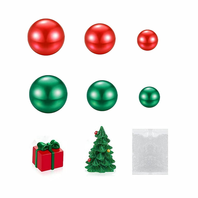 Kehuo Christmas Water Beads for Vases Floating Pearls Water Gel Beads Set  for Vase Filler, Christmas Decoration, Wedding Centerpiece, Floating  Candles, Planting, Floral Decoration 