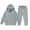 Grey, variant on WOYY Toddler Boys Outfits Hoodie Pullover Top Pants Kids Sports Casual Sweatsuit, Sizes 2-13