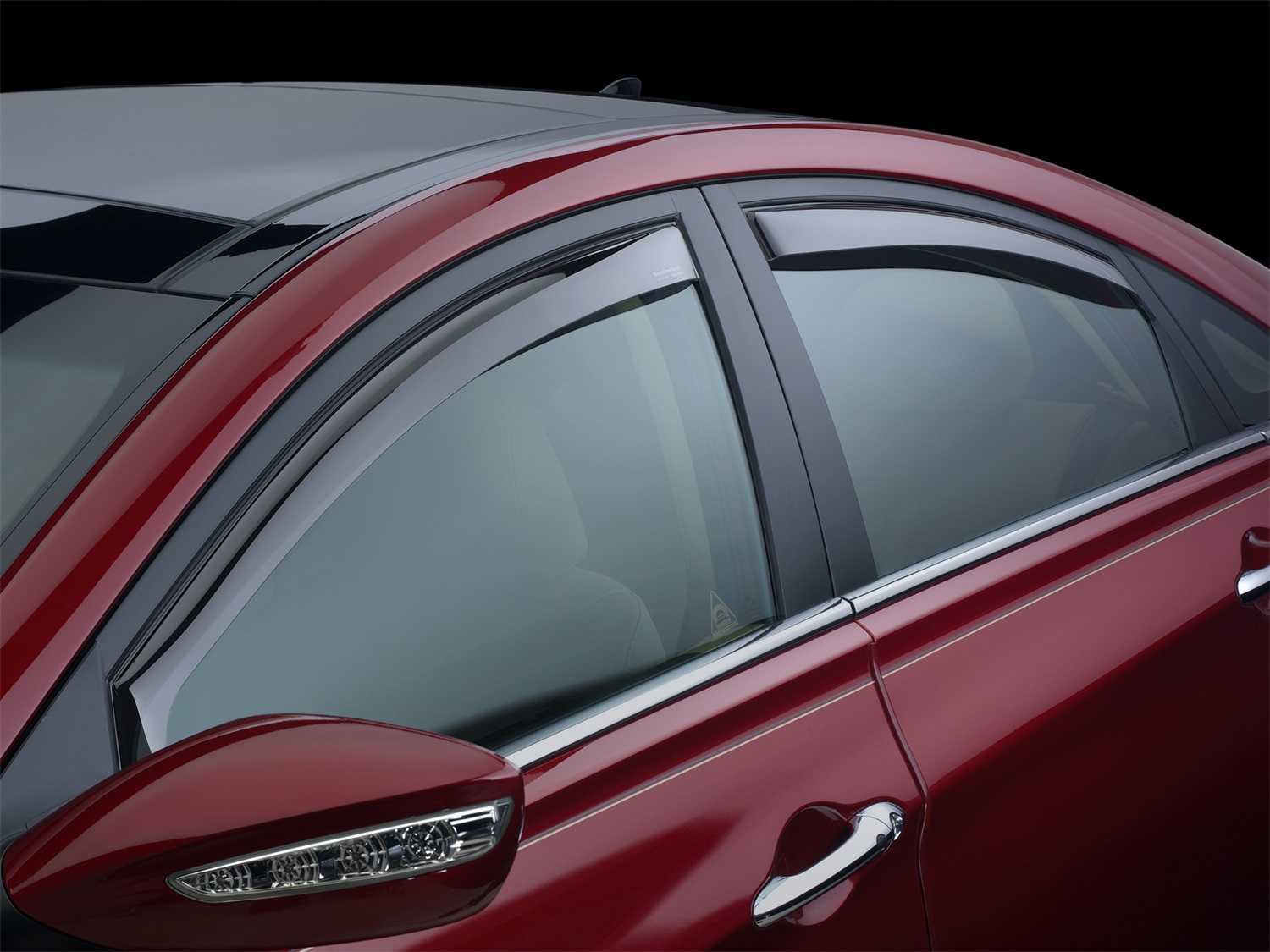 WeatherTech 06-12 Toyota RAV4 (4 dr New Body) Front and Rear Side Window Deflectors - Light Smoke