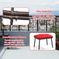 thumbnail image 4 of MeetLeisure Outdoor / Indoor Egg Chair with Ottoman & Cushions,Red, 4 of 8