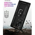 thumbnail image 4 of 22 Ultra Phone Case:Case for Samsung Galaxy S22 Ultra Case,Military Grade Drop Proof Protection Rugged Protective with Kickstand & Shockproof TPU Phone Case for S22 Ultra Case Black, 4 of 13