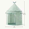 thumbnail image 5 of Tiny Land Kids Play Tent, Spacious Indoor Playhouse for 2-3 Toddlers, Foldable & Portable Play Tent with Storage Bag, Green, 5 of 13