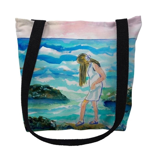 Sac Fourre-Tout 18 x 18 Po. Mia sur les Rochers - Grand