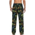 thumbnail image 2 of Top-kevin Multi- Dinosaur Pajama Pants for Men PJs Bottoms Sleepwear Lounge Pants with Pockets, 2 of 13