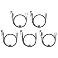 thumbnail image 1 of 5 uds 18AWG SAE 2 pines a conector de Cable de Terminal de anillo O para batería (06 m), 1 of 6
