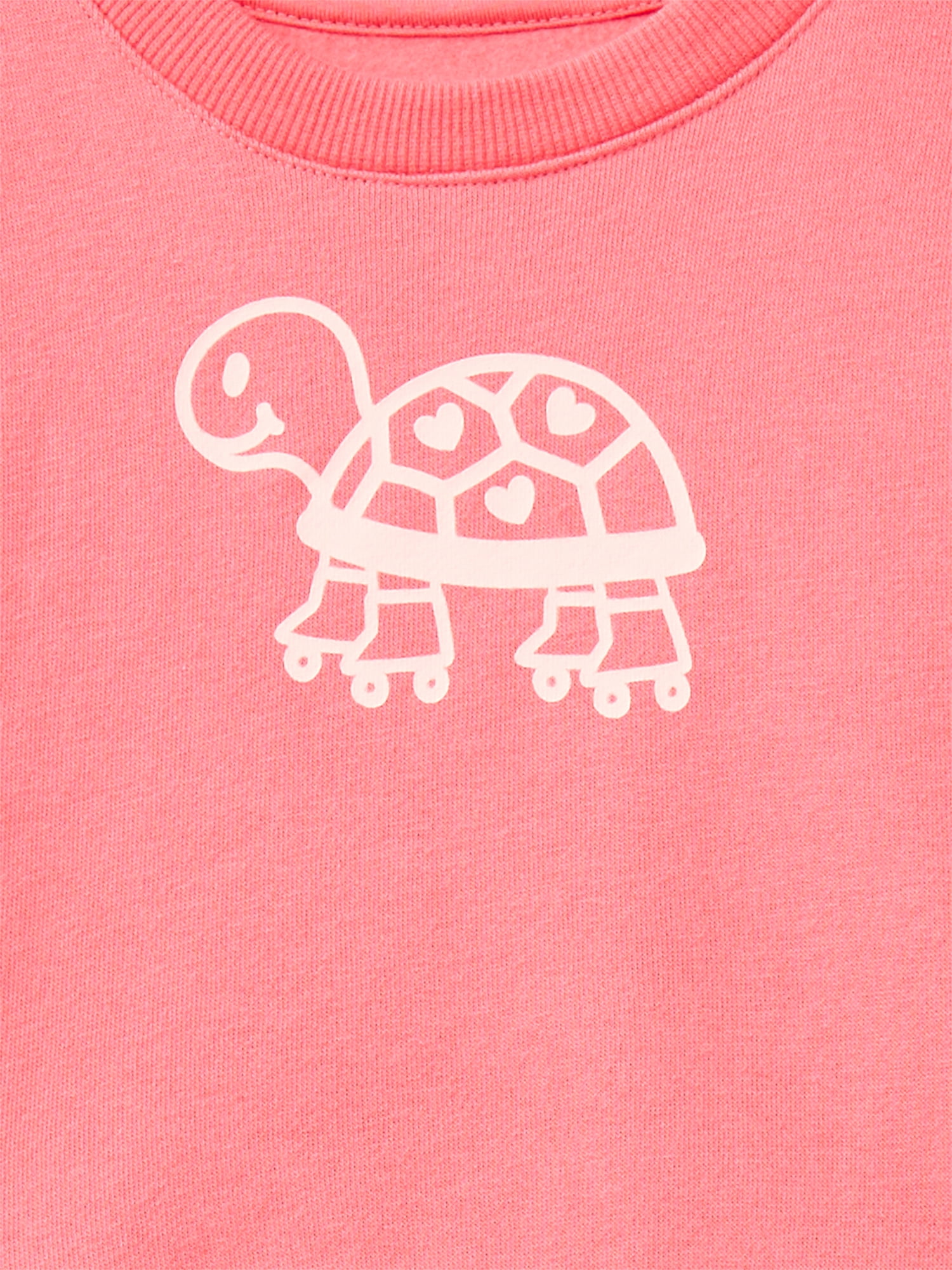 Wonder Nation Baby Girl Fleece Top & Pant, 2-piece Outfit Set, Sizes 6-24 Months