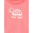 thumbnail image 2 of Wonder Nation Baby Girl Fleece Top & Pant, 2-piece Outfit Set, Sizes 6-24 Months, 2 of 3