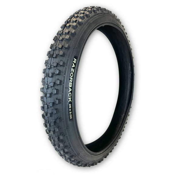 Duro Tire 26x3.0 Razorback Mountain Bike Tire Sidewall, Bead Protection Layers
