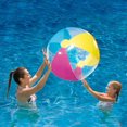 thumbnail image 1 of Bluescape 30" Multicolor Transparent Inflatable Beach Ball, Inflatable Pool Games & Toys, Age 3 & up, Unisex, 1 of 6