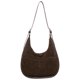 thumbnail image 1 of Bolso Messenger Bandolera Mujer Gamuza Con Hobo Multibolsillos, 1 of 9