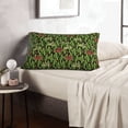 thumbnail image 6 of Naloa Green Cacti And Red Chili Pillowcase, Throw Pillowcase, Wrinkle-Free, Stain-Resistant with Hidden Zipper for Bedroom Sofa-14"x20", 6 of 6