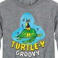 thumbnail image 3 of Pete The Cat - Turtle-y Groovy - Toddler And Youth Long Sleeve Graphic T-Shirt, 3 of 6