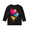 thumbnail image 4 of COM1950s Chemise de la Saint-Valentin pour Garçons, Chemise de la Saint-Valentin pour Garçons et Filles, Imprimé Saint-Valentin pour Garçons et Adultes, Manches Trois-Quarts, Col Rond, Chandail de Base, Chemise de la Saint-Valentin, 4 of 9