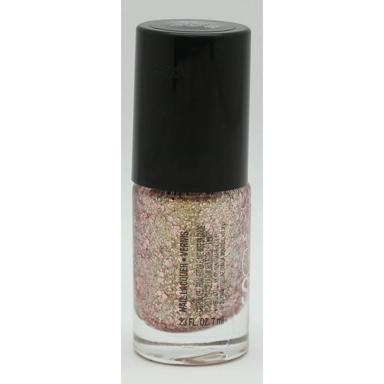 0.23 Gilded Show Nail Color Top Coat, Rose, New Oz. 305 York Lacquer Maybelline Fl.